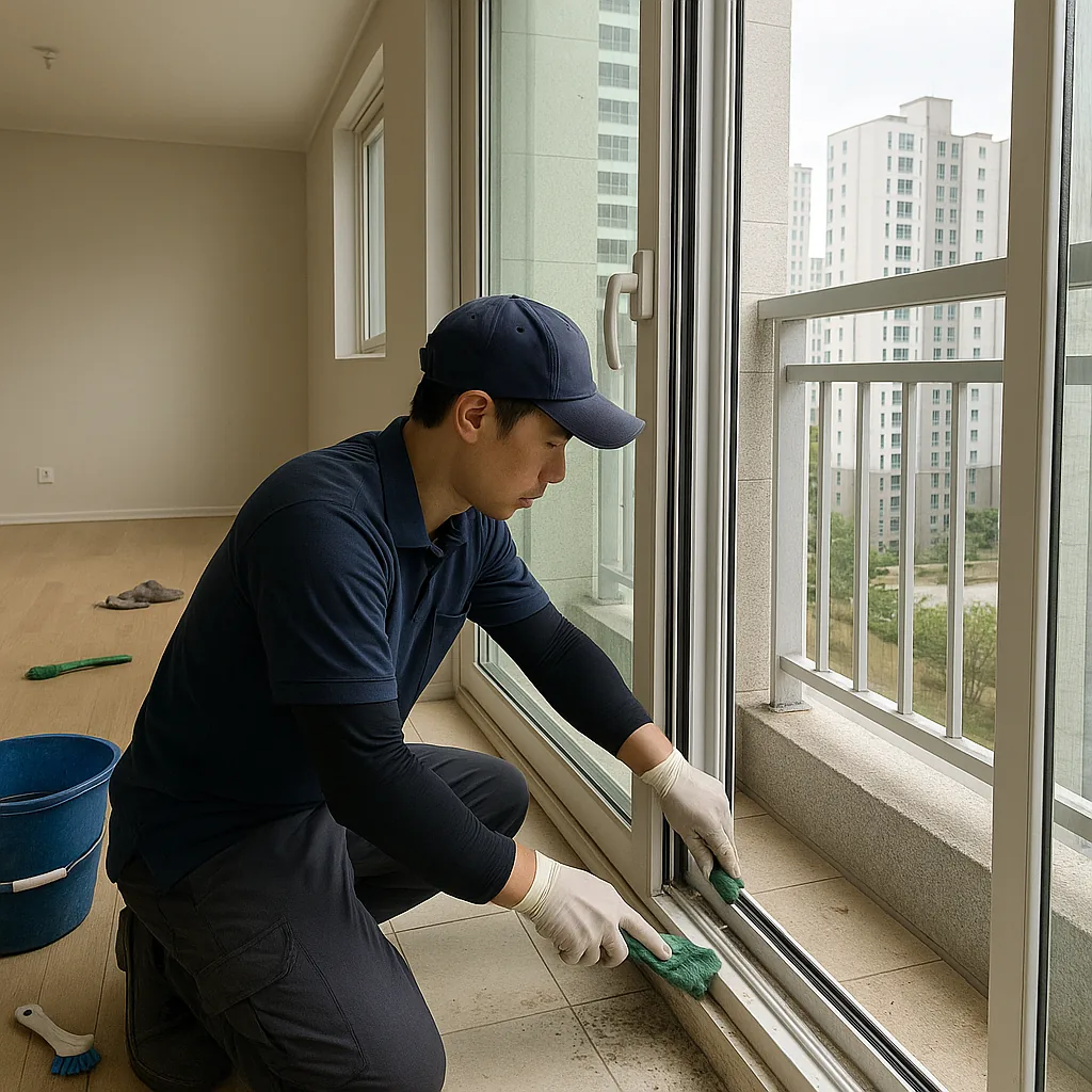 동구 부동 입주청소 베란다 청소