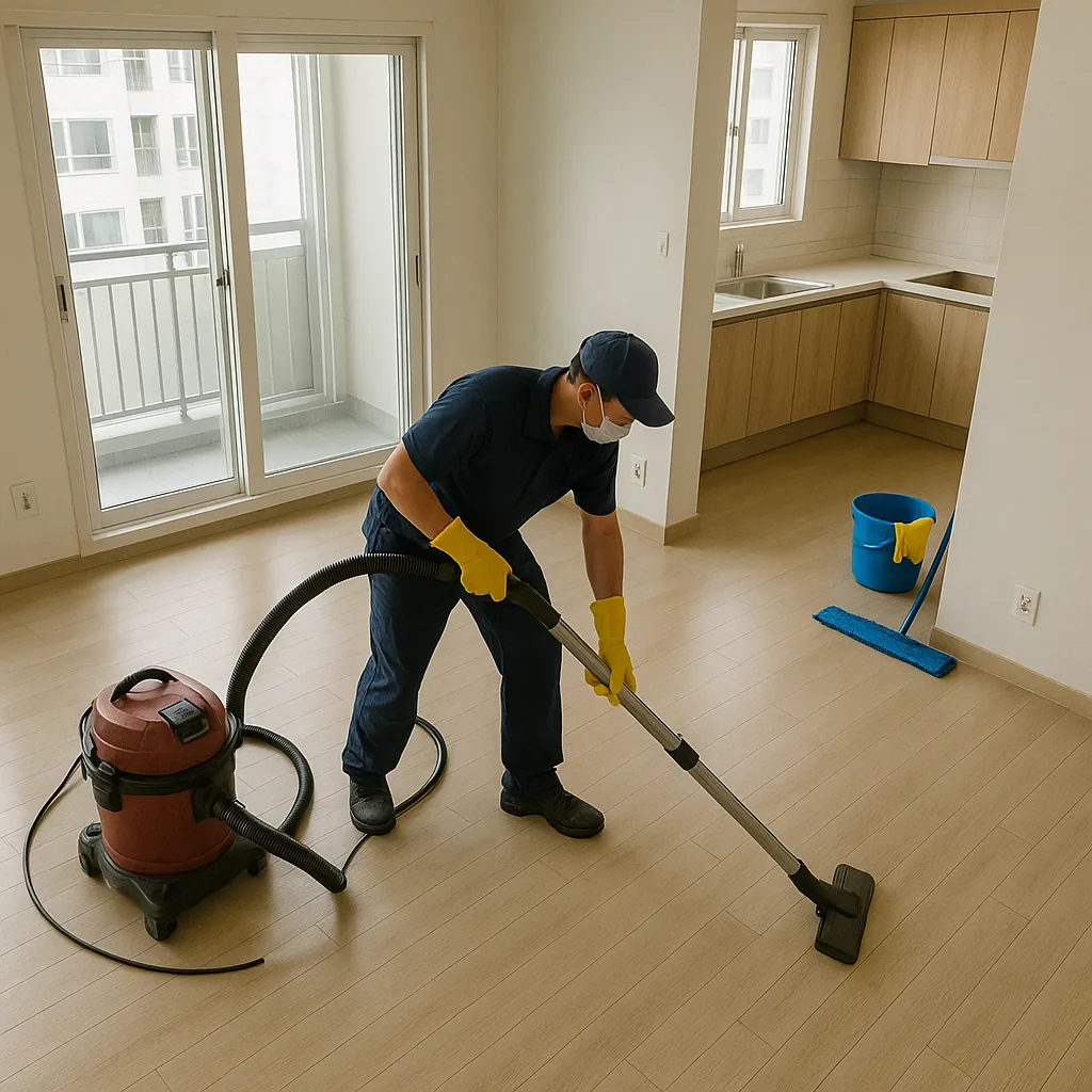 동구 동내동 입주청소 작업사진 청소