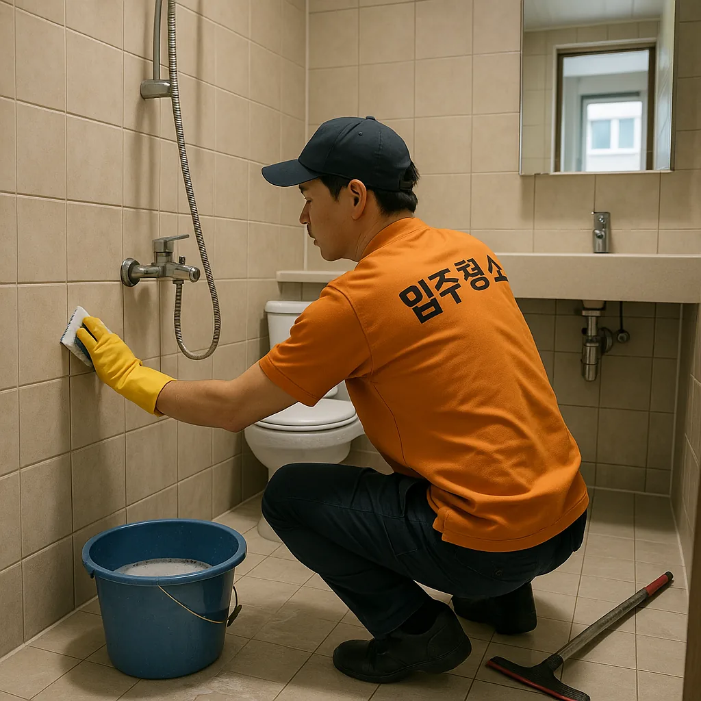 중구 화전동 입주청소 욕실 청소